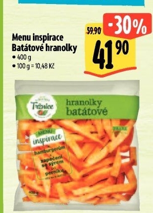 Hranolky batátové Menu inspirace Albert