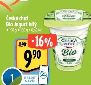 Jogurt bílý Bio Česká chuť