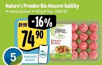 Masové kuličky Bio Nature'