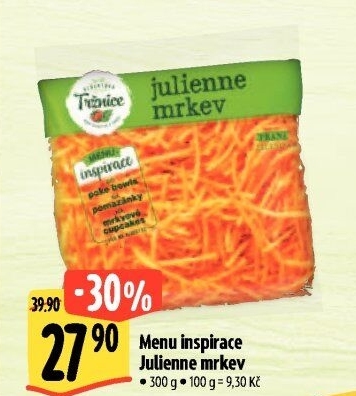 Mrkev Julienne Menu inspirace Albert