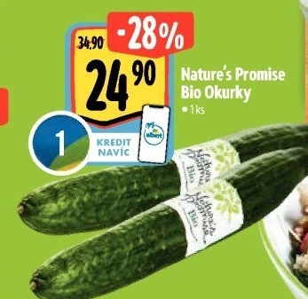 Okurka salátová - hadovka bio Nature'