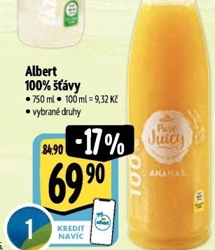 Šťáva 100% Albert