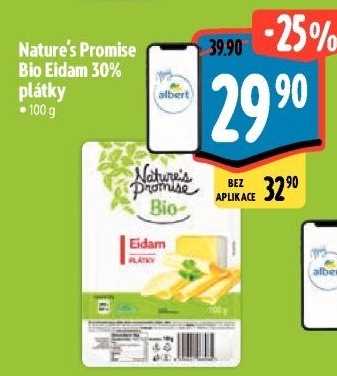 Sýr Eidam bio Nature'