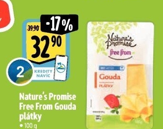 Sýr Gouda bez laktózy Free From Nature'