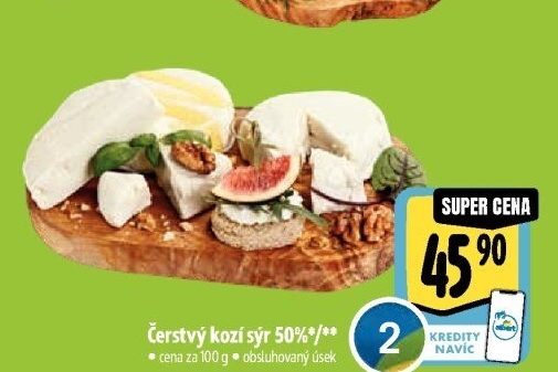 Sýr kozí čerstvý