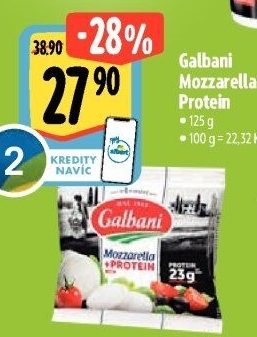 Sýr Mozzarella + Protein Galbani