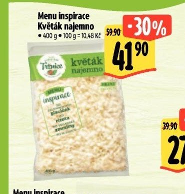 Menu inspirace Květák najemno