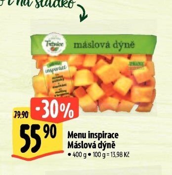 Menu inspirace Máslová dýně
