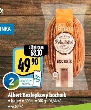 Bochník bez lepku Albert