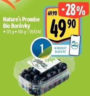 Borůvky bio Nature'