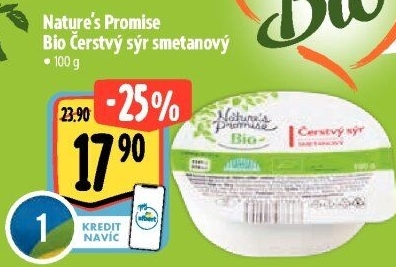 Čerstvý sýr Bio Nature'