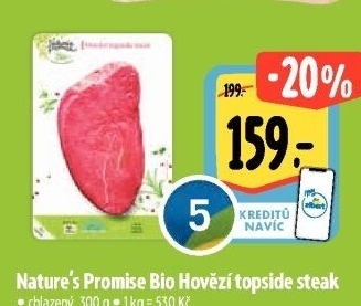 Hovězí steak topside Bio Nature’s Promise