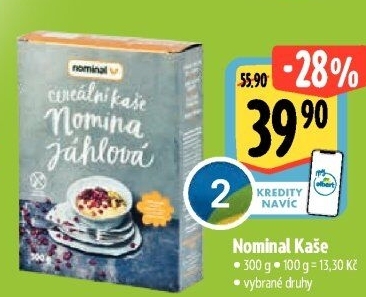 Kaše bez lepku Nomina Nominal