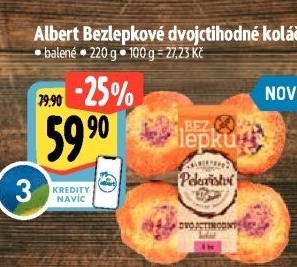 Koláče bez lepku Dvojctihodné Albert