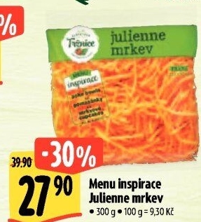 Mrkev Julienne Menu inspirace Albert