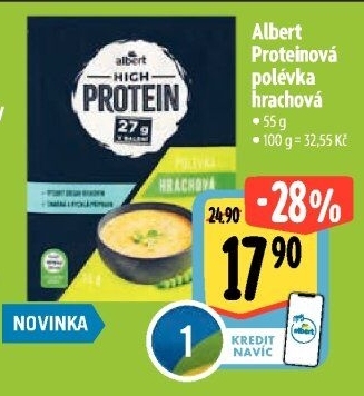 Polévka proteinová hrachová Albert