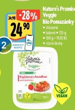 Pomazánky Veggie Bio Nature'
