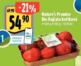 Rajčata keříková bio Nature'