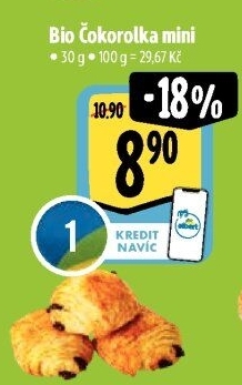 Rolka čokoládová bio