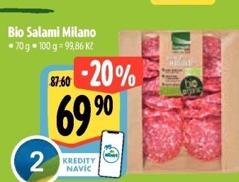 Salám Salami Milano bio Fumagalli