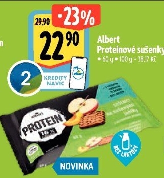 Sušenky proteinové bez laktózy Albert