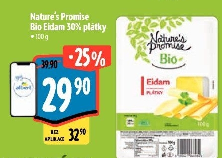 Sýr Eidam bio Nature'