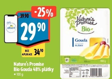 Sýr Gouda 48% bio Nature'
