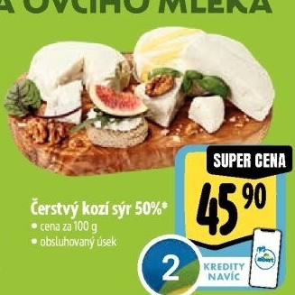 Sýr kozí čerstvý