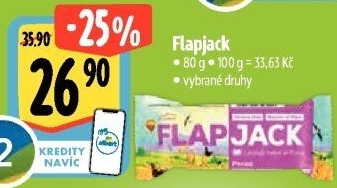 Tyčinka bez lepku Flapjack Wholebake