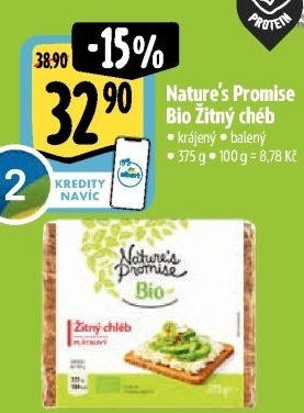 Žitný chléb bio Nature'