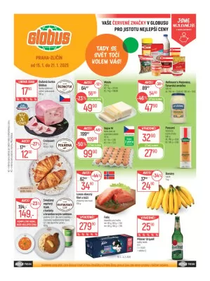 akční leták Globus 15.1.2025-21.1.2025