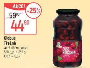 Kompot třešně Globus