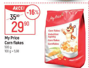 Lupínky cornflakes My Price