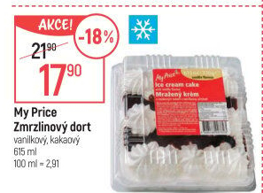 Mražený krém My Price