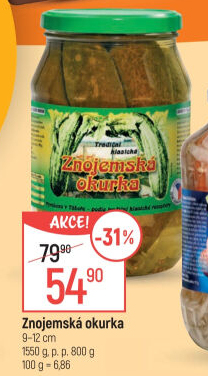 Okurky Znojemská okurka