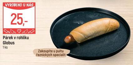 Párek v rohlíku Globus