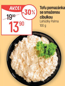 Pomazánka tofu se smaženou cibulkou