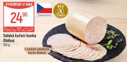 Selská kuřecí šunka Globus