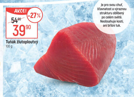 Tuňák žlutoploutvý filet
