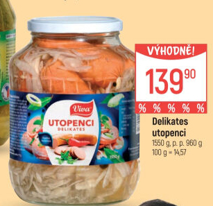 Utopenci delikates Viva