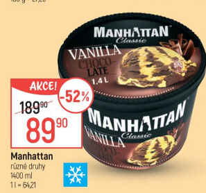 Zmrzlina v kelímku Manhattan Nestlé