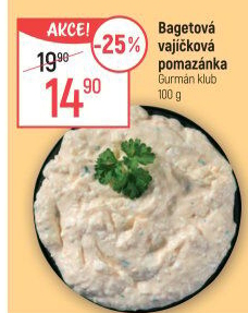 Bagetová vajíčková pomazánka