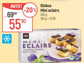 Dezert Eclairs mini mražené Globus