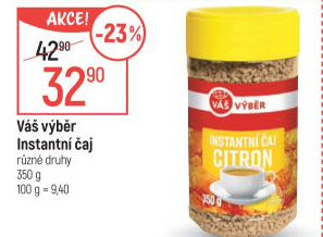 Instantní čaj Váš Výběr