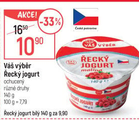 Jogurt řecký ochucený Váš Výběr
