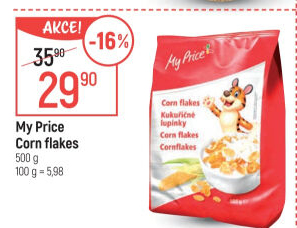 Lupínky cornflakes My Price