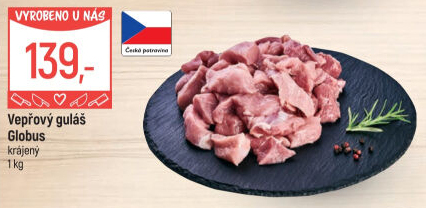 Maso na guláš vepřové Globus