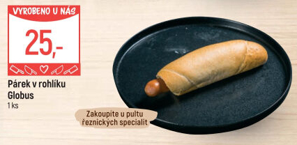 Párek v rohlíku Globus