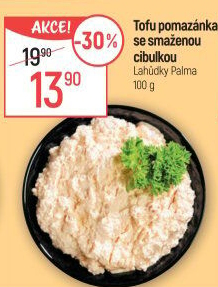 Pomazánka tofu se smaženou cibulkou