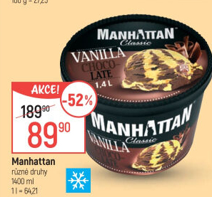 Zmrzlina v kelímku Manhattan Nestlé